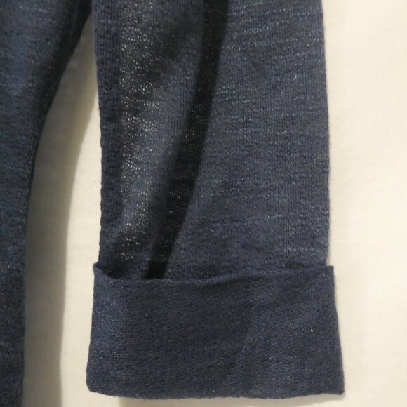 XHILARATION | xs - extra small | Navy Blue 3/4 Sleeve Top with Anchor Design - Picture 8 of 16